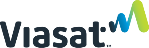 Viasat logo representing a trusted manufacturing partnership with BMW Precision Machining.